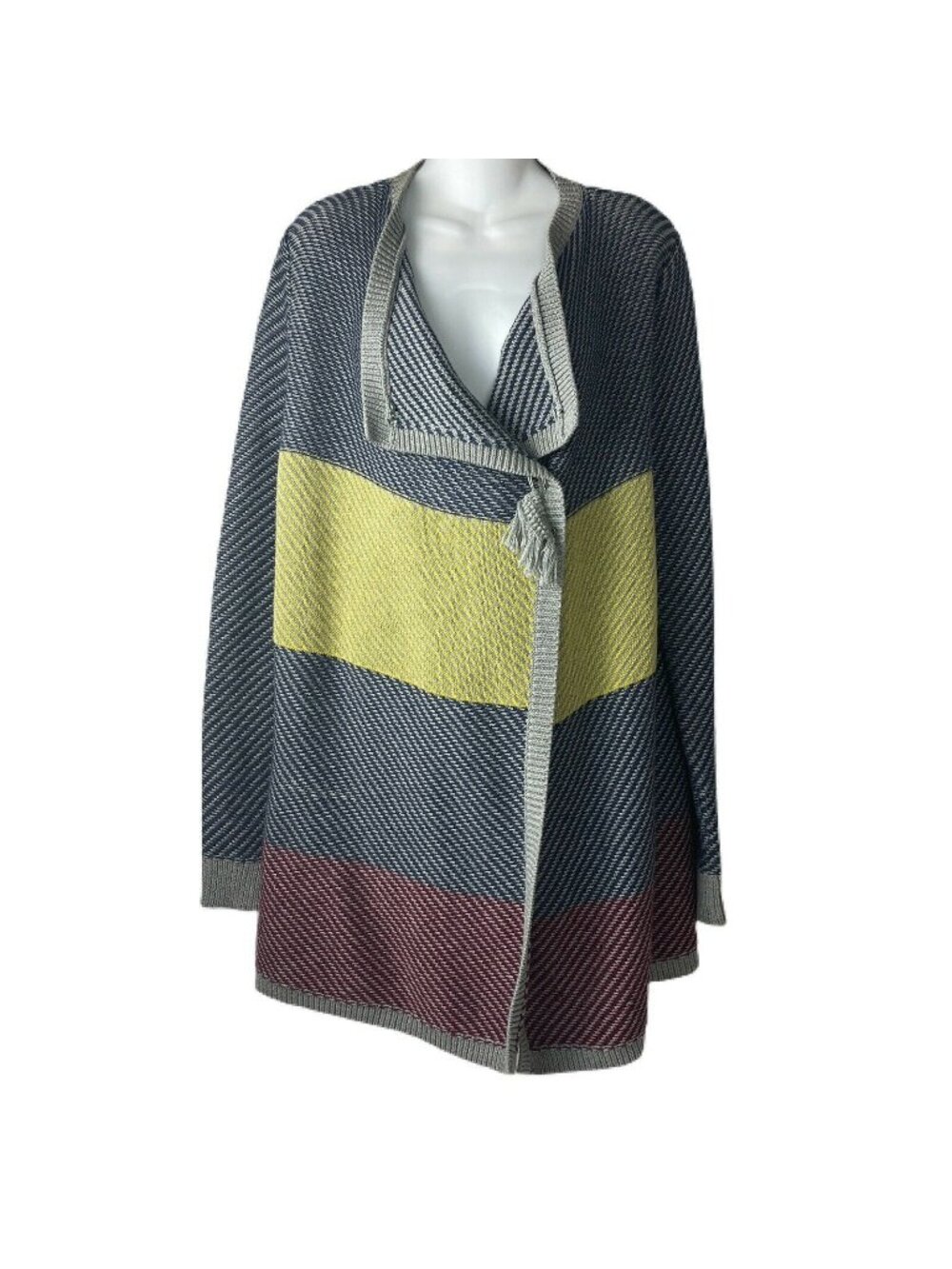 Cabi Style 467 Size M Blanket Waterfall Open Front Cardigan